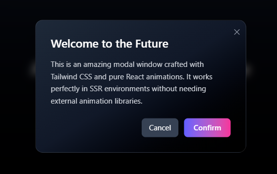 Amazing Modal